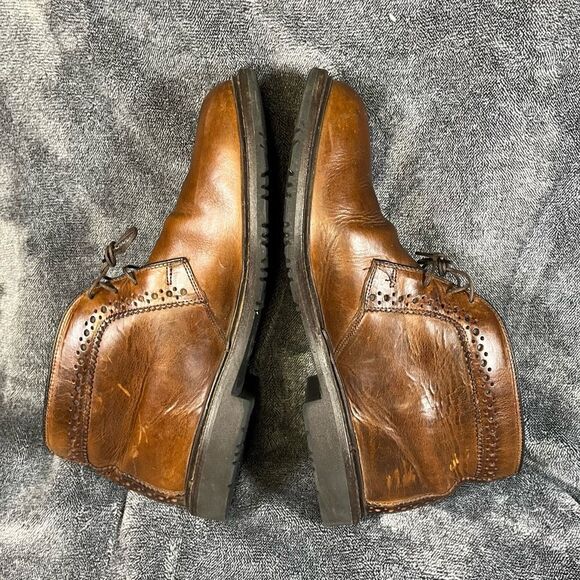 Allen Edmonds Bellevue Mens Brown Leather Chukka Ankle Boots 1945 Size 13 - Picture 6 of 8